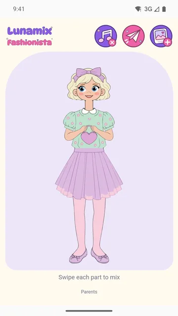 Fashionista in-app screenshot